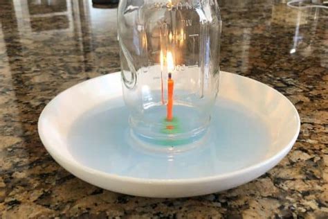 Burning Candle Rising Water Experiment | Mombrite