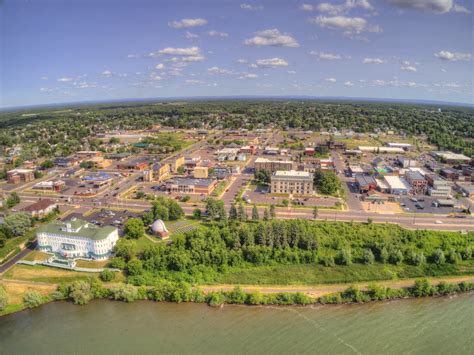 Aerial View of the Small Town of Ashland, Wisconsin on the… | Flickr