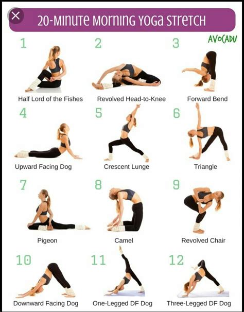 Pin by cossi on ejercicios y yoga | Yoga stretches for beginners, Morning yoga stretches ...