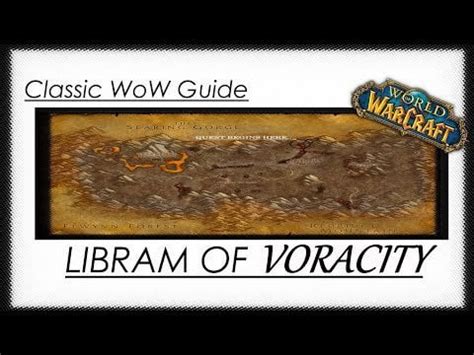 Classic WoW Guide - Libram of Voracity - (+8 Stat Enchant For Head And Leg) : r/classicwow