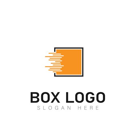 Box vector logotype. Box lettering logo. Cargo company box logo 21664664 Vector Art at Vecteezy