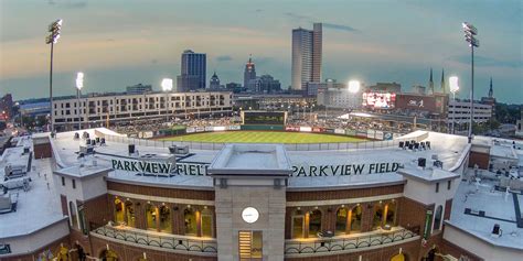 Parkview Field, home of the Fort Wayne Tincaps baseball team, a Class A ...