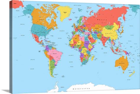 World Map Colored – Get Map Update