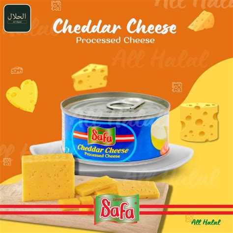 Cheddar Cheese Processed Cheese เชดดาชีส ชีสแข็ง | Lazada.co.th