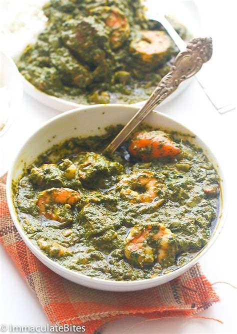 Cassava Leaf Soup - Immaculate Bites | African recipes nigerian food ...