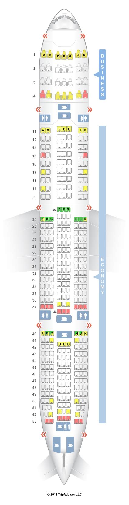 SeatGuru Seat Map Turkish Airlines Boeing 777-300ER (77W) V1