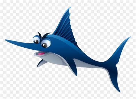 Swordfish - Swordfish Cartoon Png, Transparent Png - 800x552(#6382735) - PngFind