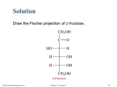 Fructose Fischer Projection