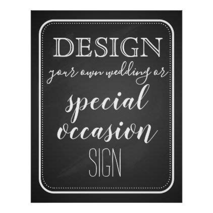 custom chalkboard wedding sign birthday poster - birthday gifts party celebration custom gi ...