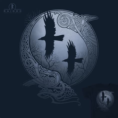 Odin's-ravens by RAIDHO-DMT on DeviantArt