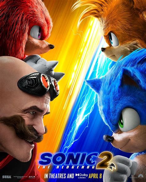 'Sonic The Hedgehog 2' Poster Teases a Four-Way Face-Off