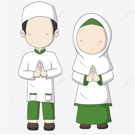 Muslim Student White Transparent, Muslim Student Character Back To School, Muslim Student, Kids ...