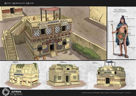 ArtStation - AZTECS THE Beginning- aztec nobleman's house, Yashaswi ...