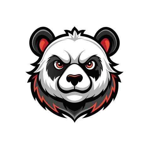 Panda mascot logo . Animal illustration. bear logo. panda logo design ...