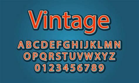 Vintage Alphabet Vector Art, Icons, and Graphics for Free Download