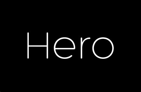 Hero Font - Fonts Hut