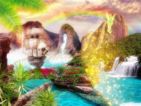 Peter Pan Neverland Background