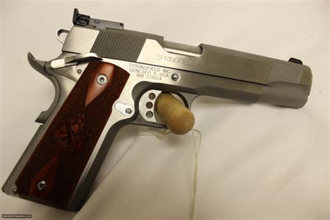 Springfield Armory 1911 Stainless loaded Target .45 A.C.P.