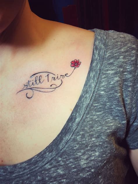 Still i rise tattoo collarbone tattoo girl tattoo time lapse – Artofit