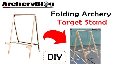 Folding Archery Target Stand - DIY Conversion - YouTube