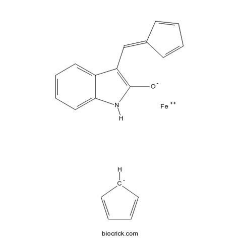 (Z)-FeCP-oxindole | CAS:1137967-28-2 | Selective VEGFR-2 inhibitor ...