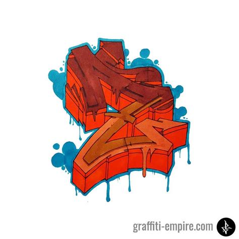 Graffiti Letter Z: inspirational images and tutorial | Graffiti Empire ...