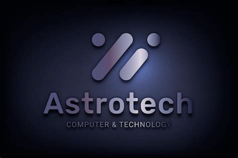 Free Vector | Editable business logo vector with astrotech word