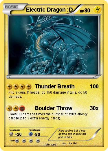 Pokémon Electric Dragon D - Thunder Breath - My Pokemon Card