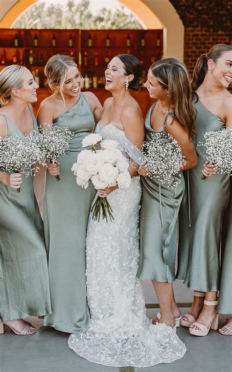 Sage Green Bridesmaid Dresses