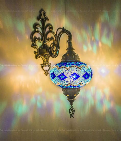 Turkish lamp Wall Sconce Moroccan Lighting Glass Lamp Shade Moroccan ...