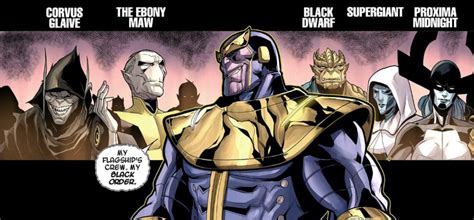 Where To Find Thanos & The Black Order (aka Children of Thanos) Comics ...