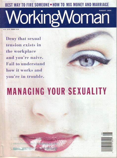 Working Woman Magazine (August, 1994) Rise & Fall of Mary Matalin, Zoe ...