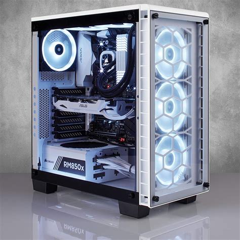 Corsair Crystal Series 460X RGB Compact ATX Mid-Tower Computer Case — White | CC-9011129-WW Buy ...