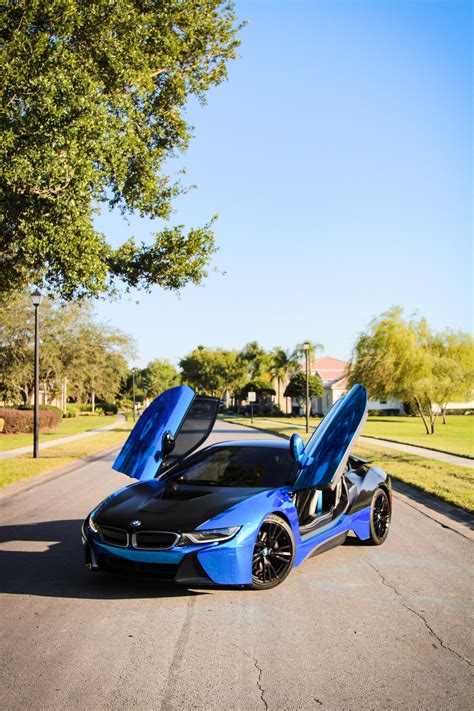 BMW i8 (Blue Chrome/black) : r/carporn