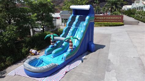 Hot sale inflatable water slide used commercial water slides,inflatable water slide with pool ...