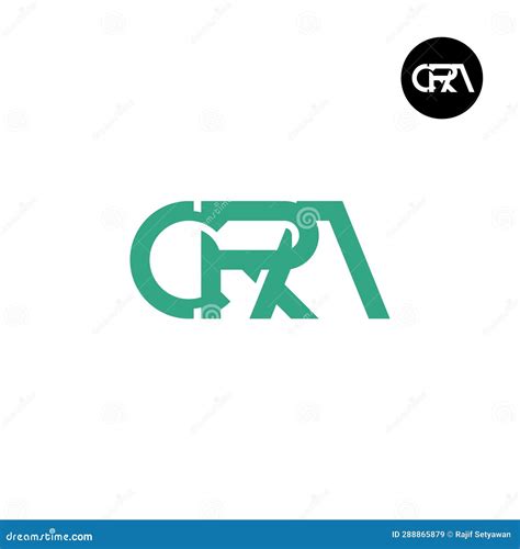 Letter CRA Monogram Logo Design Stock Illustration - Illustration of ...