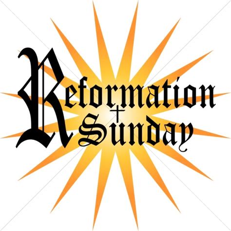 Reformation Sunday Word Art