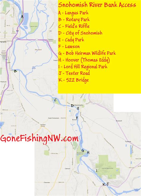 Snohomish River Bank Access for Steelhead and Salmon – Gone Fishing ...