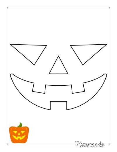 Free Printable Pumpkin Carving Stencils & Templates for Halloween