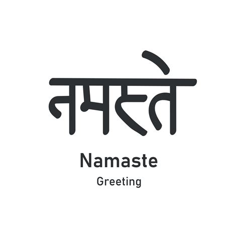 Namaste Sanskrit Symbol Images