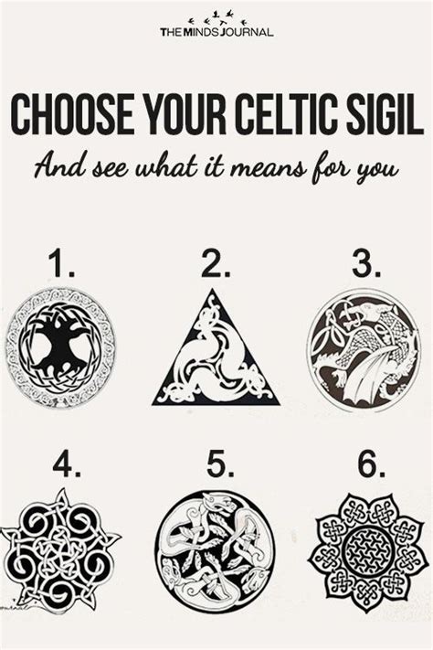 Choose Your Celtic Sigil And See What It Means For You | Celtic symbols, Celtic signs, Symbols ...