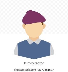 Vector Illustration Film Director Avatar Color Stock Vector (Royalty Free) 2177861597 | Shutterstock