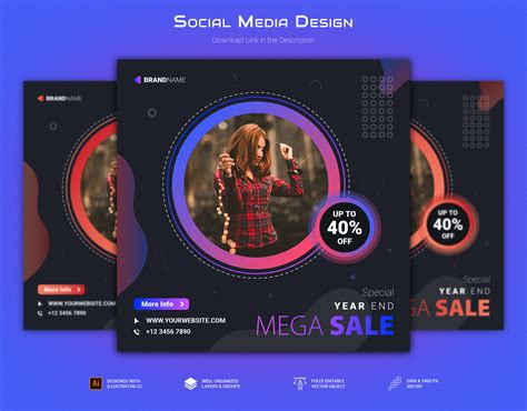 SOCIAL MEDIA ADS on Behance