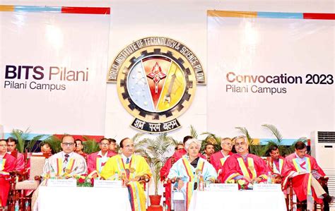 Convocation 2023 held at BITS Pilani, Pilani campus - BITS Pilani