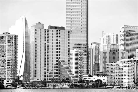 Framed Photo Print of DOWNTOWN MIAMI FLORIDA Print Picture Image Fine Art Photography Large ...