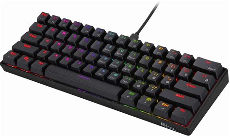 ROYAL KLUDGE RK61 Wired 60% Black Brown Switch Mechanical Gaming Keyboard | Bermor Techzone