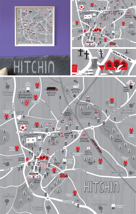 Hitchin Map - The Scribbler : Design & Illustration in Hitchin ...