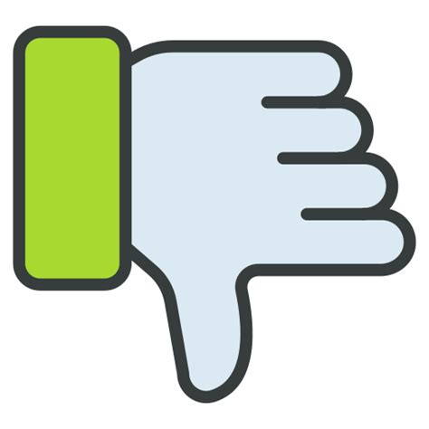 Negative feedback - Free hands and gestures icons