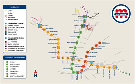 Monterrey Metro Map Mexico Mapa Del Metro Lineas Del Metro | The Best ...