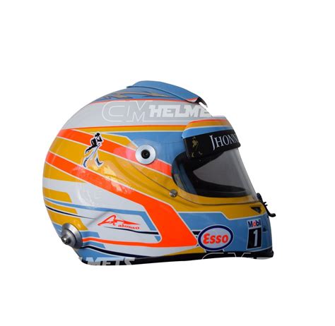 FERNANDO ALONSO 2015 F1 REPLICA HELMET FULL SIZE - CM Helmets